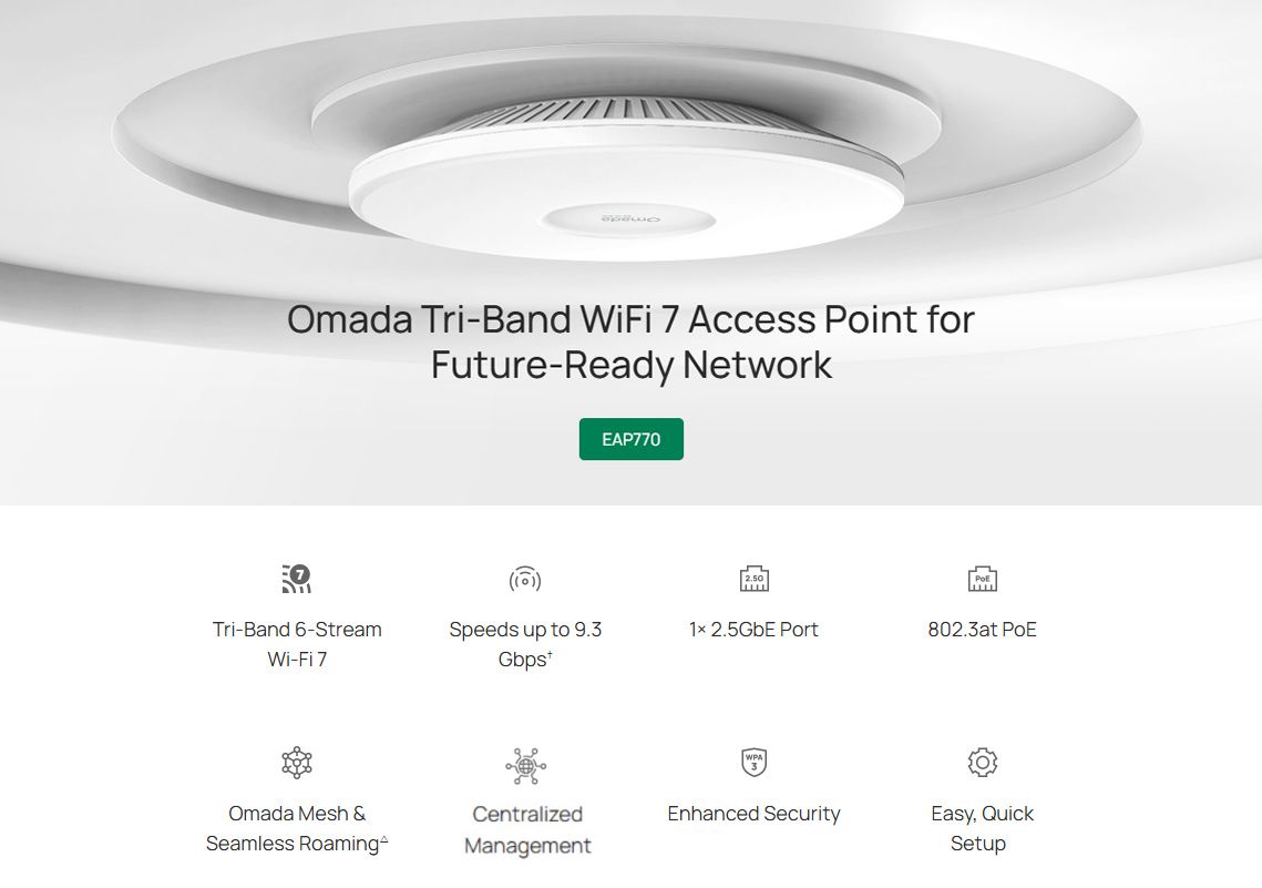 TP-Link EAP770 (BE9300)